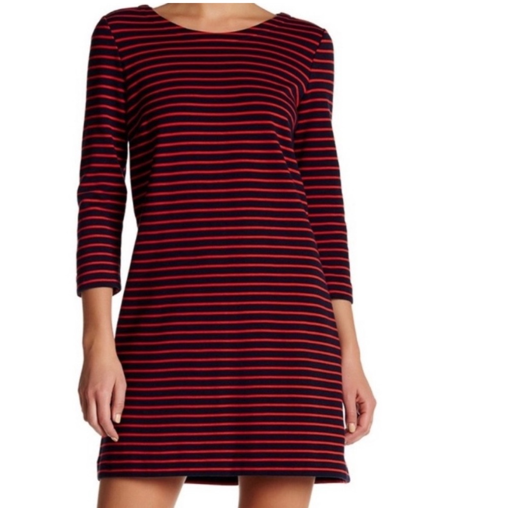 J. Crew Maritime Long Sleeve Knit Dress, S